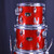 Used Tama 4 PC IMPERIALSTAR W/ HARDWARE Drum Shells and Hardware Red 41140-S000139257 View 3