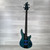 Used Schecter C-4 GT Bass Guitar - Satin Transparent Blue 40112-S000183823 View 3