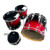 Used Pacific LX Series 4 Piece Drum Kit Red 41117-S000056058 View 3