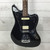 Used Fender Player Jaguar HS Offset Double Cutaway Electric Guitar Black 40051-S000119486 View 1
