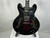 Used Donner DJP1000 Semi-Hollow Electric Guitar Black 6-String 40012-S000315936 View 1