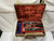 Rosewood Bb Clarinet, Suede Case.  View 1