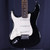 Used Squier STRATOCASTER STANDARD LEFT HANDED S Type Electric Guitar Black 6-String 41140-S000139432 View 1