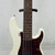 Used Fender american Professional Precision Bass V P Type Bass Guitar White 5-String 40042-S000274242 View 5
