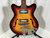 Used Teisco SUNBURST HOLLOWBODY PROJECT ASIS Vintage Semi-Hollow Electric Guitar Sunburst 6-String 40107-S000158049 View 1