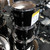 Used 4PC DRUM SET Drum Shell Kit Black View 2