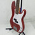 Used Squier debut Precision Bass P Type Bass Guitar Red 4-String 40042-S000274321 View 1
