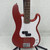 Used Squier debut Precision Bass P Type Bass Guitar Red 4-String 40042-S000274321 View 6