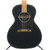 Used Gretsch Jim Dandy Deltoluxe Concert Acoustic Guitar Black View 1