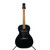 Used Gretsch Jim Dandy Deltoluxe Concert Acoustic Guitar Black 41119-S000039089 View 2