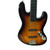 Used Squier JAZZ BASS VINTAGE MODIFIED FRETLESS J Type Bass Guitar Cherry Sunburst 4-String 40009-S000316260 View 2