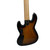 Used Squier DELUXE JAZZ BASS ACTIVE V J Type Bass Guitar Sunburst 5-String 41120-S000038533 View 5