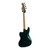 Used Squier Paranormal Rascal HH Bass Guitar Green 4-String 41117-S000056200 View 4