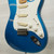 Used Squier Stratocaster Electric Guitar Blue 40015-S000340810 View 6