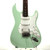 Used Squier Bullet Stratocaster HSS Electric Guitar Green View 1