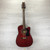 Used Washburn D10 Solid Top Acoustic Guitar Red 41124-S000213181 View 6