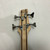 Used Ibanez SR300E Modern Metal Bass Guitar Silver Burst 4-String 41128-S000114696 View 4