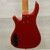 Used Rogue SX-100B Bass Guitar Red AS IS Twisted Neck 40015-S000340930 View 3