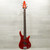 Used Rogue SX-100B Bass Guitar Red AS IS Twisted Neck 40015-S000340930 View 4