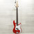 Used Glarry Gp Bass Guitar Red 40015-S000340936 View 4