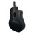 Used Martin DCXE Acoustic Guitar Black 41117-S000056276 View 5