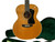 Used Guild F-212XL OHSC Solid Top Acoustic Guitar Wood 40009-S000316513 View 2