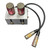 Vintage Dual Line Transformer Isolation Box - Passive XLR to 1/4" Converter / Splitter / Reamp Utility 41117-S000056430 View 1