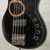 Used Squier Deluxe Dimension Bass V Bass Guitar Black 5-String 40015-S000341218 View 6
