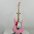 Used Squier Hello Kitty Squier Offset Double Cutaway Electric Guitar Pink 6-String 40042-S000275258 View 3