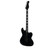 Used Harley Benton JA-BARITONE P90 Offset Double Cutaway Electric Guitar Black 6-String 41120-S000038662 View 2