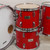 Used Pearl World Series Drum Shell Kit Red 40015-S000341231 View 5