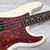 Used Fender Jazz Neck No Brand P-Body Headstock Repaired Vintage Bass Guitar White 40051-S000119706 View 6