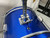 Used SMALL 3 PIECE SHELL KIT Drum Shell Kit Blue 40012-S000316598 View 8