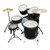 Used Gammon Junior 5 Piece Drum Kit Complete Drum Shells And Hardware Black 41117-S000056485 View 1