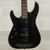 Used Schecter OMEN-6 Left Handed Electric Guitar Black 40015-S000341468 View 1