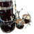 Used Ludwig 5PC ACCENT COMBO W/HDWR Drum Shells and Hardware Red 40009-S000316779 View 3