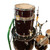 Used Ludwig 5PC ACCENT COMBO W/HDWR Drum Shells and Hardware Red 40009-S000316779 View 2