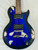 Used 1999 Aria Pro 2 LP Type Electric Guitar Blue 6-String 41131-S000013469 View 2