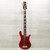 Used Spector Euro 5 Bass Guitar Red 5-String 40015-S000341611 View 4
