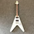 Used Gibson FLYING V 70S Pointy Electric Guitar White 6-String 40111-S000195927 View 3