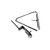 Used TRIANGLE W/MOUNT/STRIKER Percussion Instrument View 2