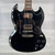 Used Epiphone SG Standard Electric Guitar - Black Sparkle 40112-S000184160 View 1