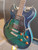 Used Oscar Schmidt DELTA KING Electric Guitar Blue 6-String 41116-S000053627 View 4