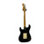 Used Squier STRAT SILVER SERIES 1990 S Type Electric Guitar Black 6-String 40009-S000316899 View 8