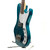 Used G&L Fallout Bass Guitar Empress Emerald Blue Metallic 41119-S000039274 View 6