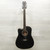 Used Vangoa VGE-1 Left Handed Laminate Top Acoustic Guitar Black 40015-S000341732 View 4