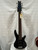 Used Glarry 6 STRING ACTIVE BASS WITH NEW FLATWOUNDS Modern Metal Bass Guitar Black 6-String 41132-S000013278 View 1