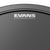 New Evans 22" EMAD Onyx Bass Drum Head View 3