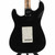 Used Squier STRAT S Type Electric Guitar Black 6-String View 6