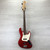 Used Squier AFFINITY JAZZ BASS J Type Bass Guitar Red 4-String 41124-S000213729 View 4